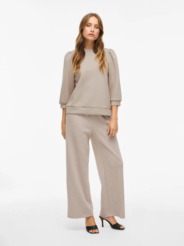 REFLECT - 3/4 Sweatshirt - Natural Melange