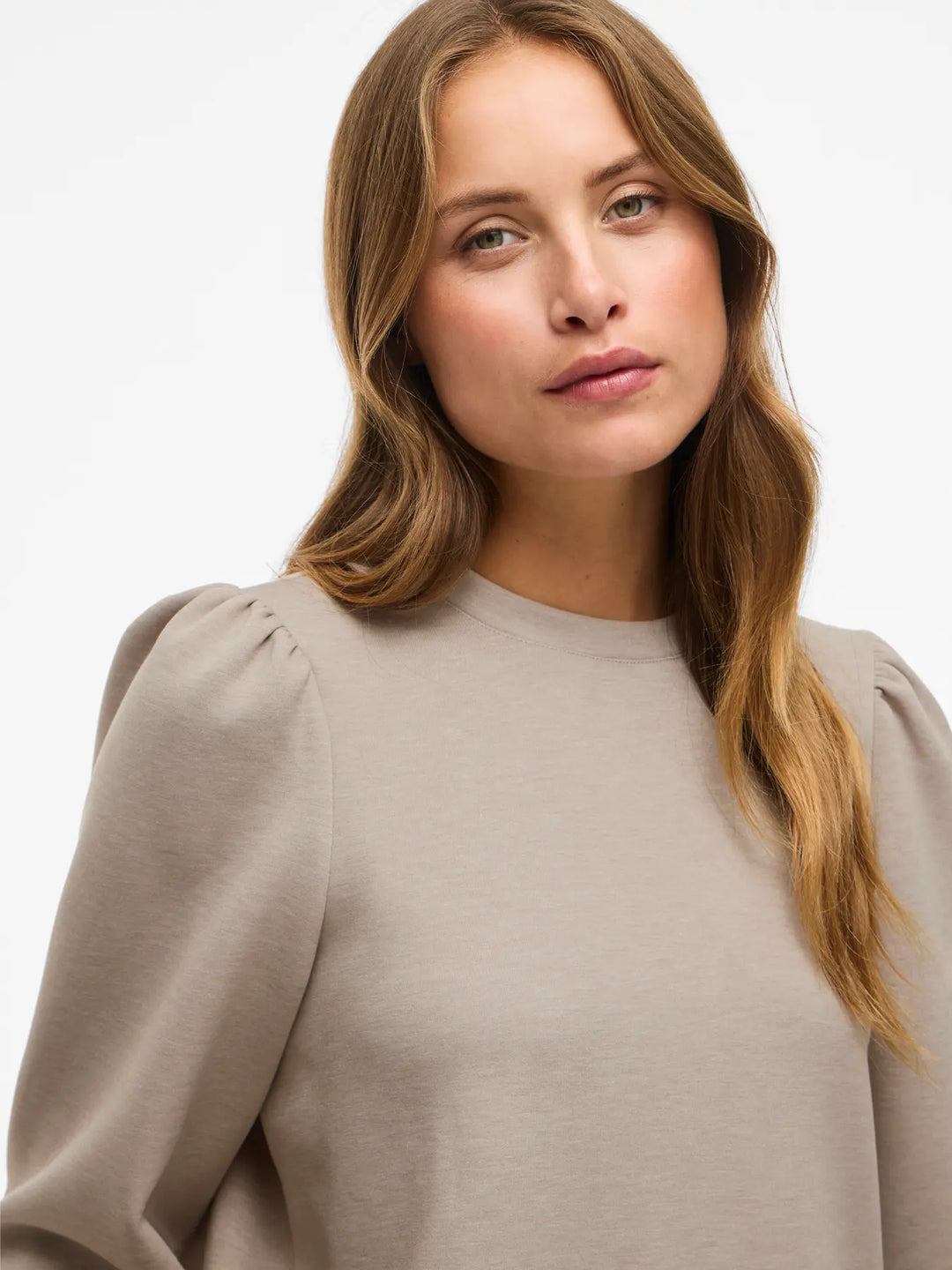 REFLECT - 3/4 Sweatshirt - Natural Melange