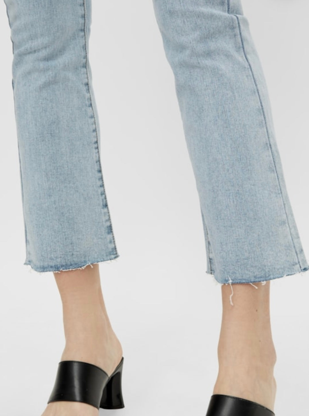 OBJECT - Belle kick flare jeans - Light denim