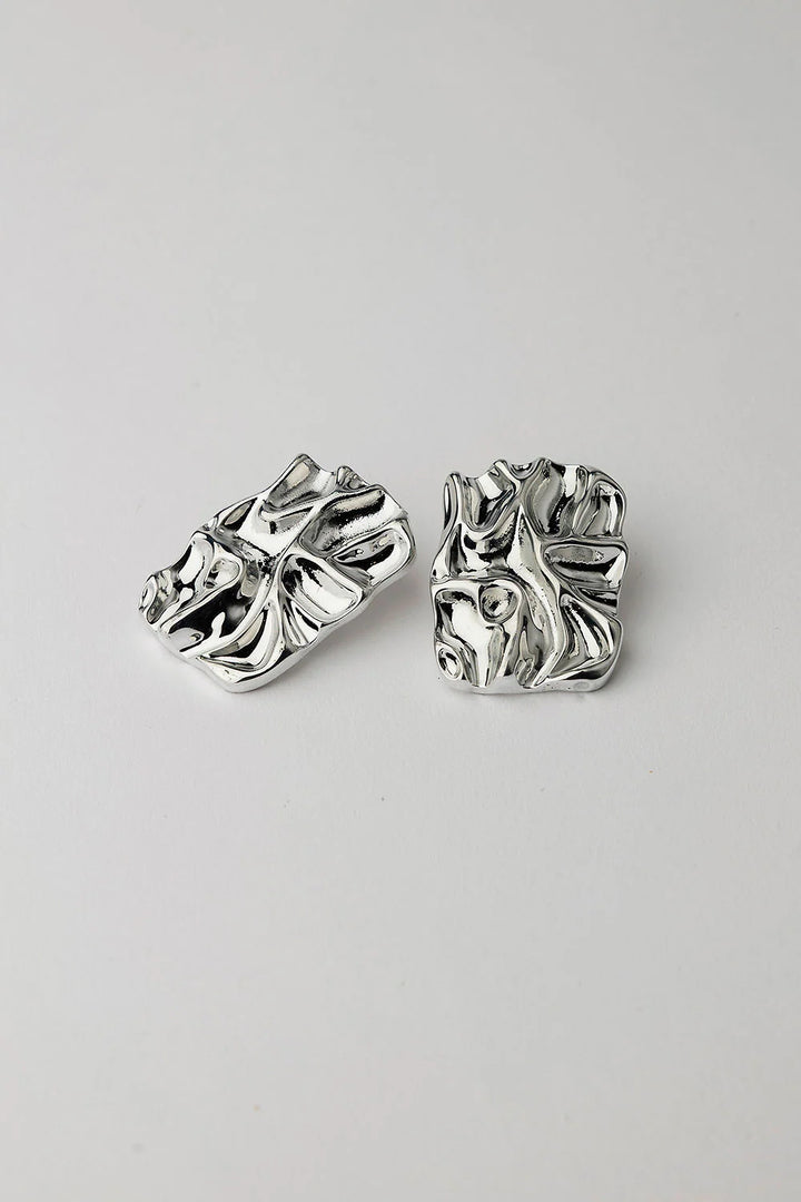 BOW 19 - EM Earring L - Silver