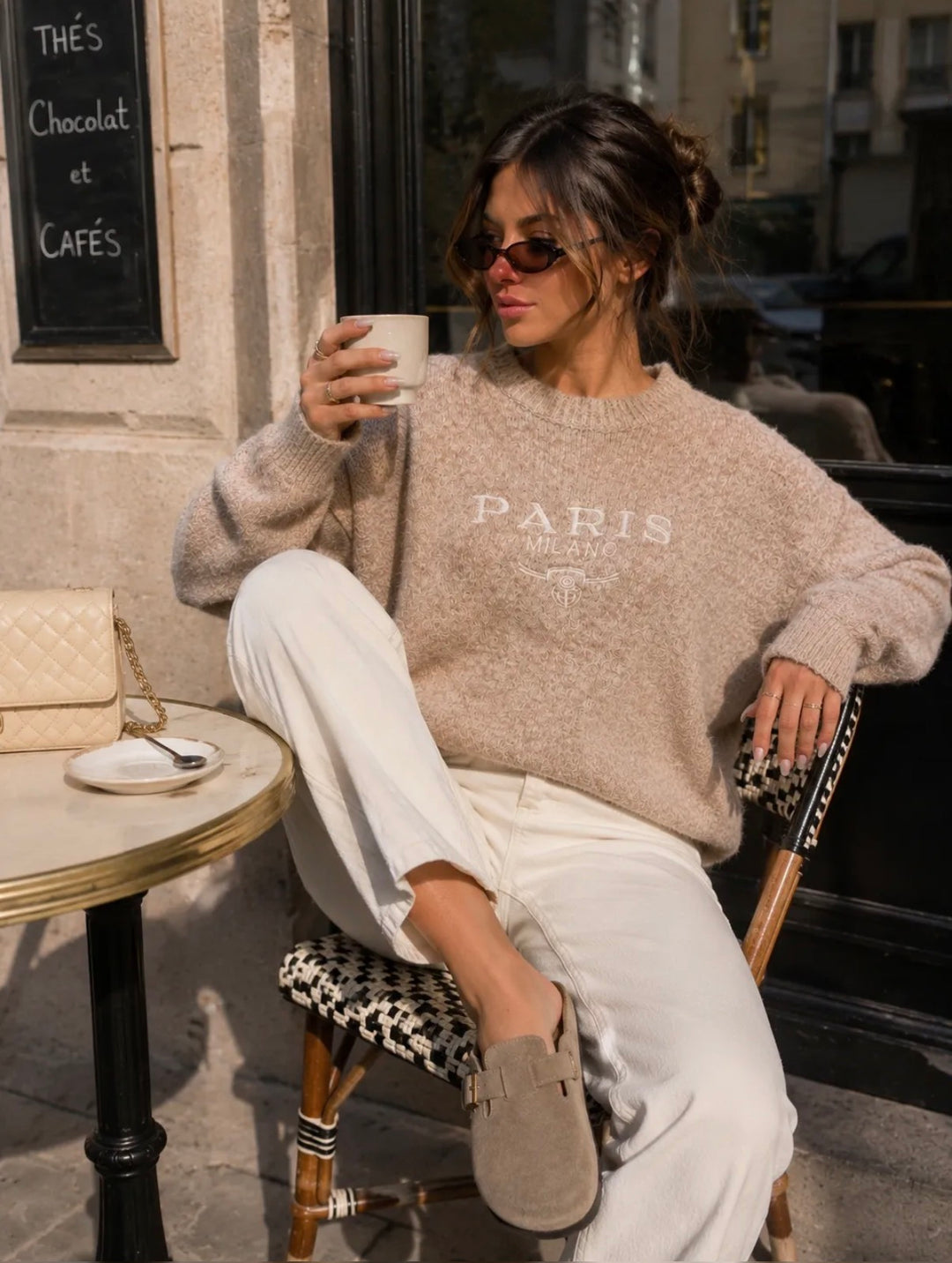PARIS - Knit Jumper - Beige