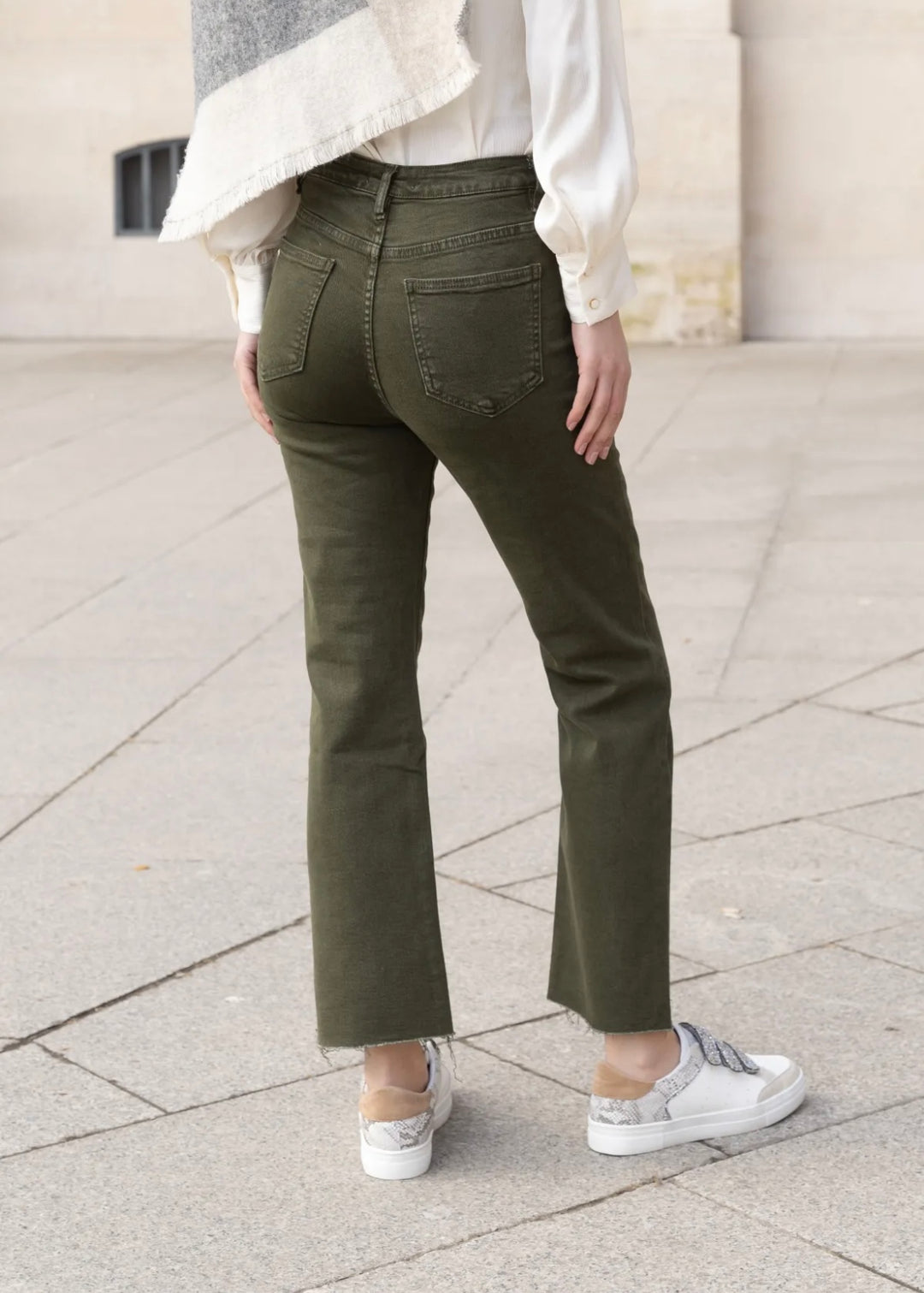 HAPPY - Y6306 - Jeans Flare - Army