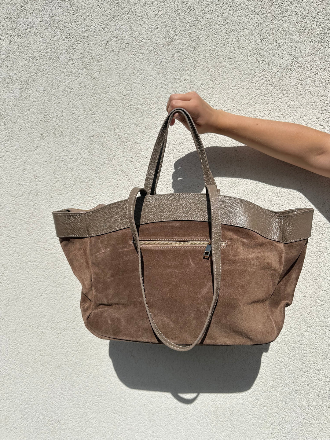 KATJA - Mocka väska - Taupe
