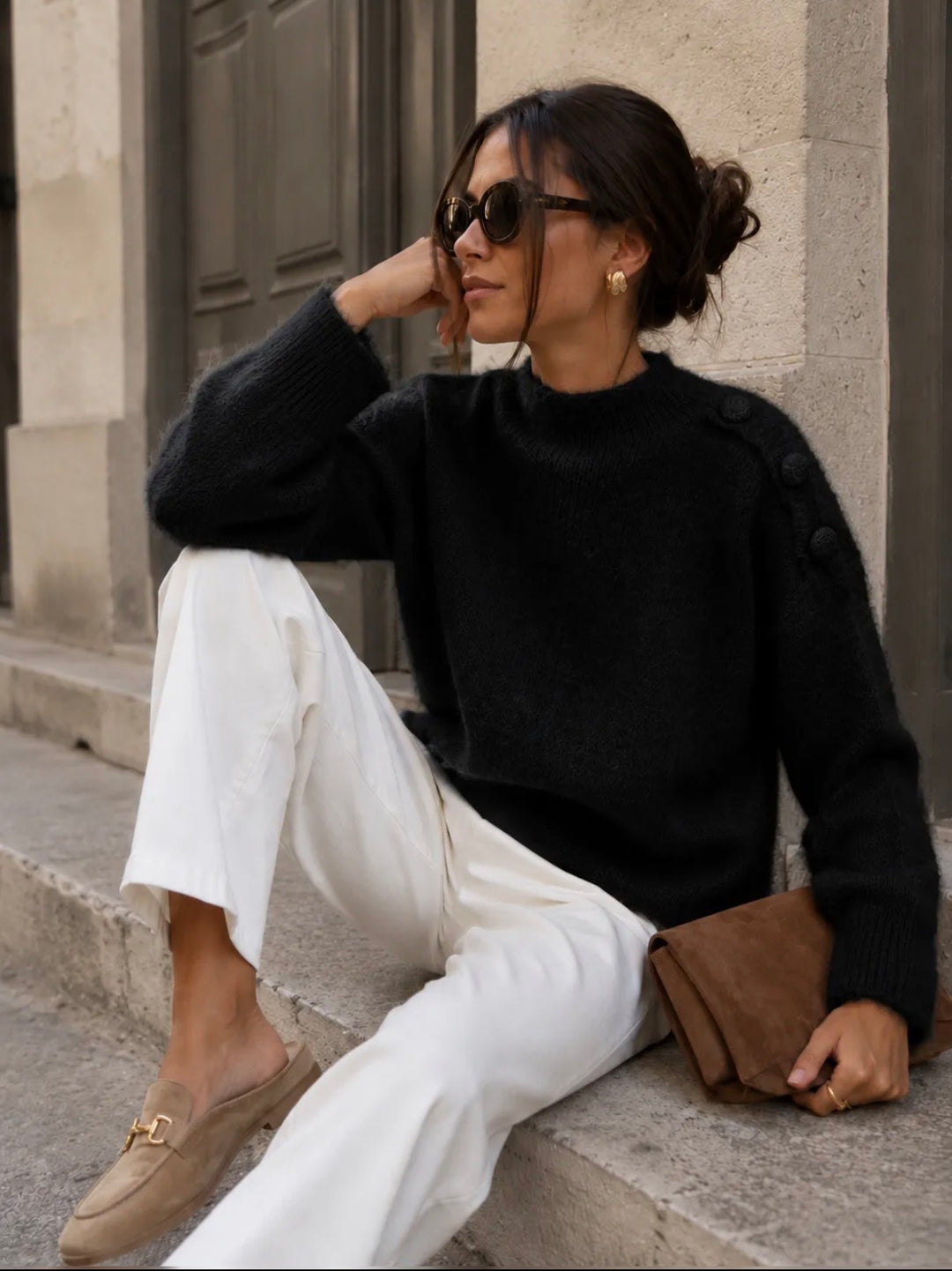 FEMME - Knit Jumper - Black