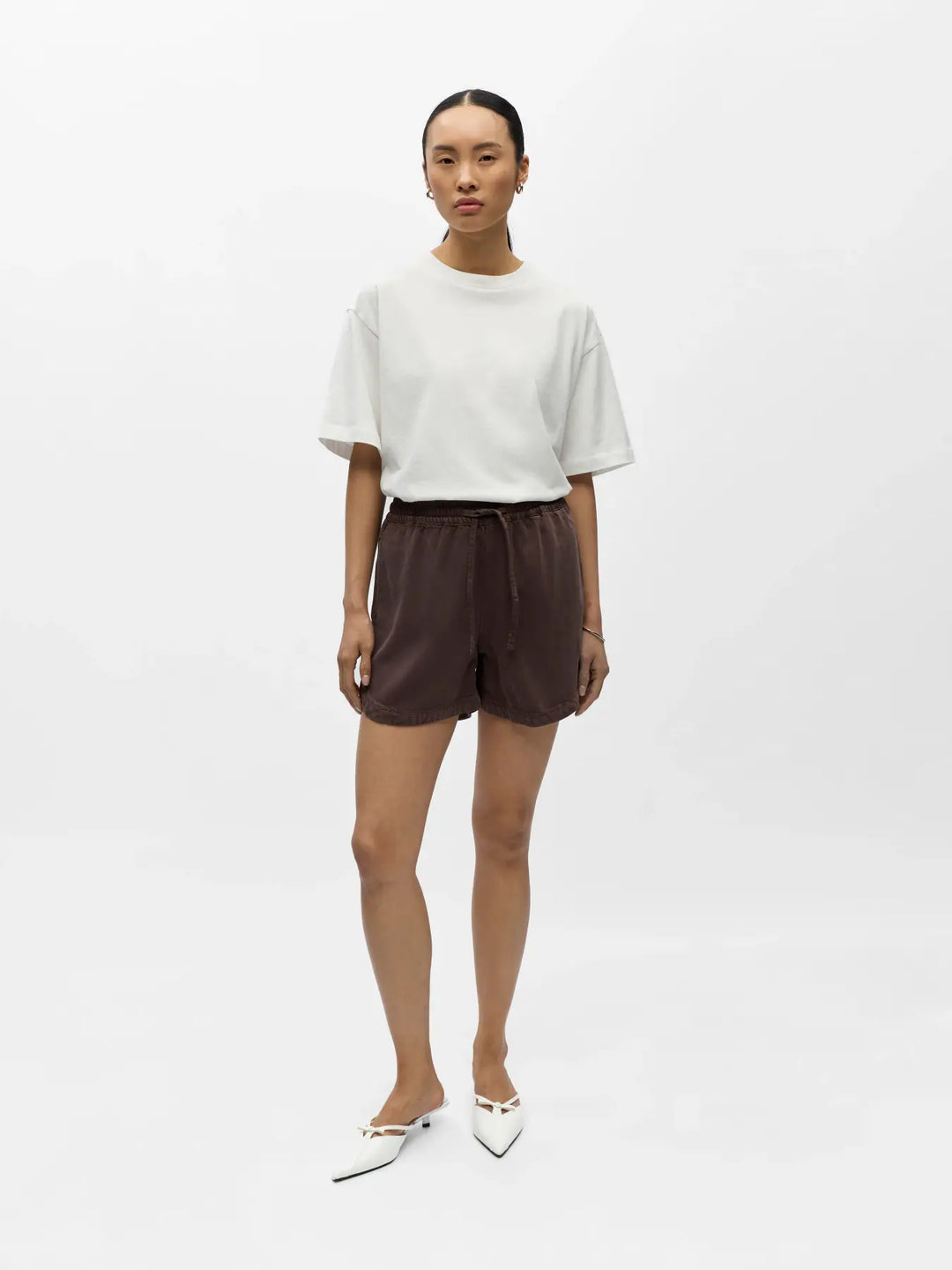 OBJECT - Frame Denim Shorts - Seal Brown