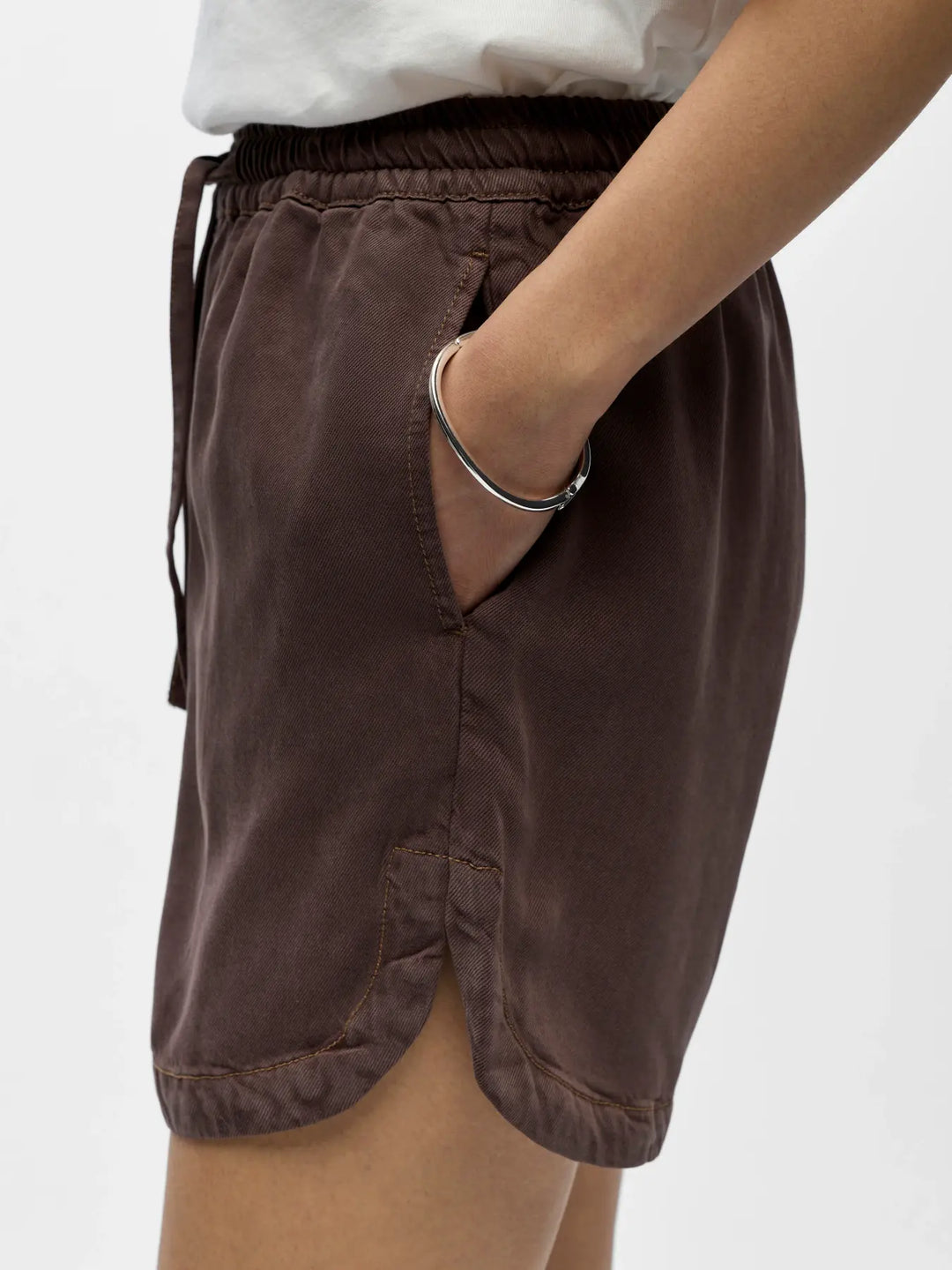 OBJECT - Frame Denim Shorts - Seal Brown