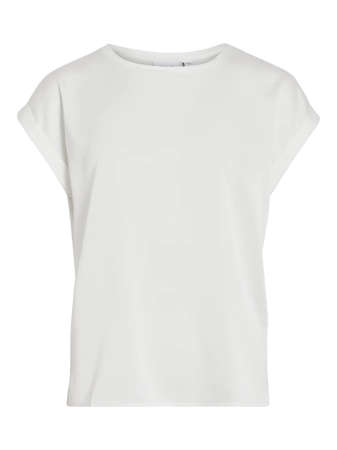 ELLETTE - Satin T-shirt - White
