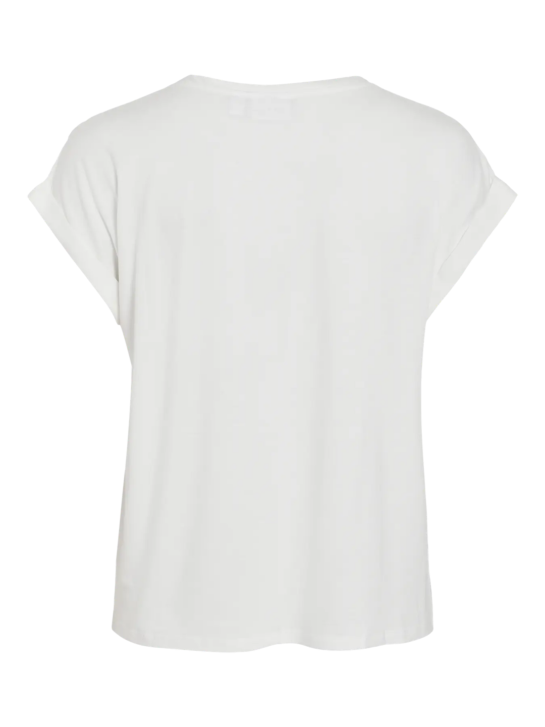 ELLETTE - Satin T-shirt - White