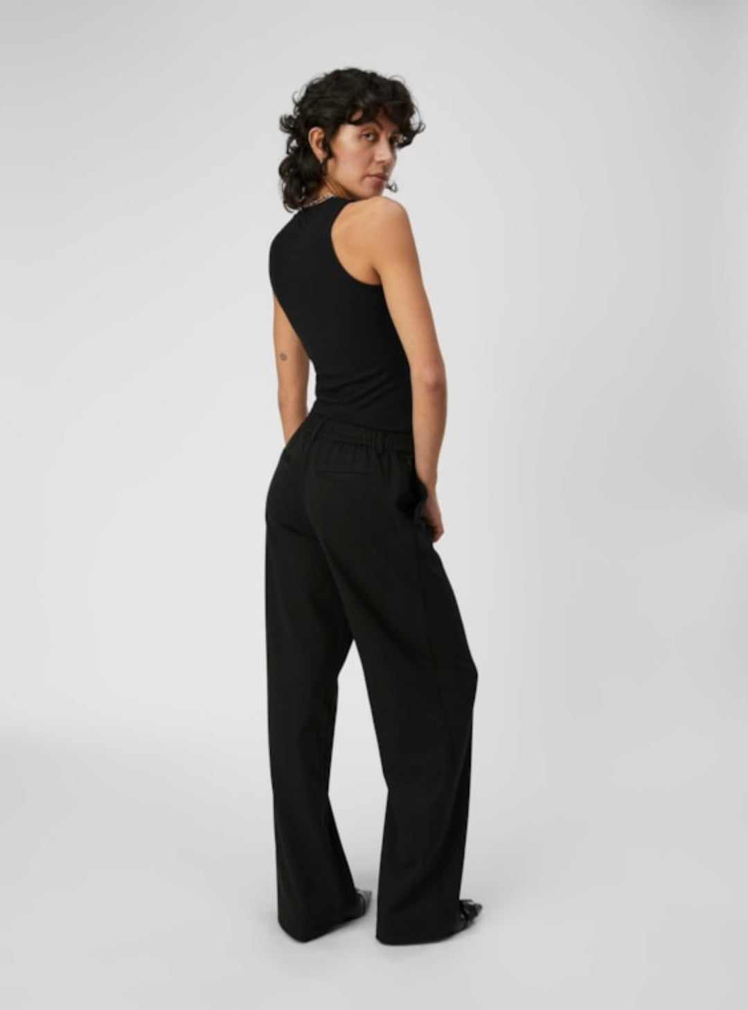 Lisa - Wide Pants - Black