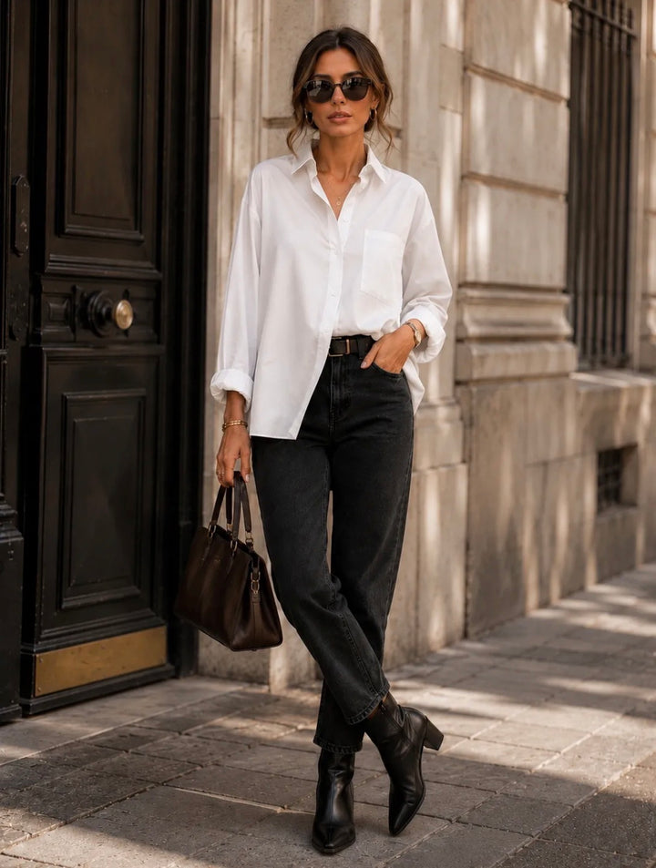 ESTRID - Oversized Shirt - White