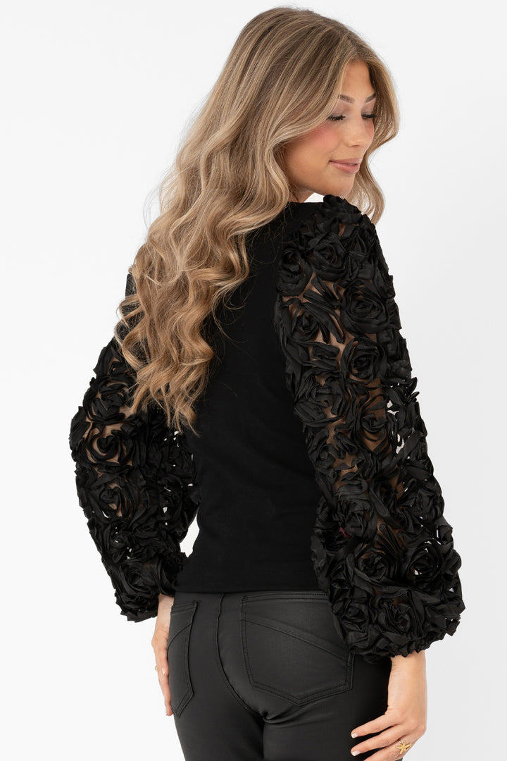 AMELIE - Top - Black