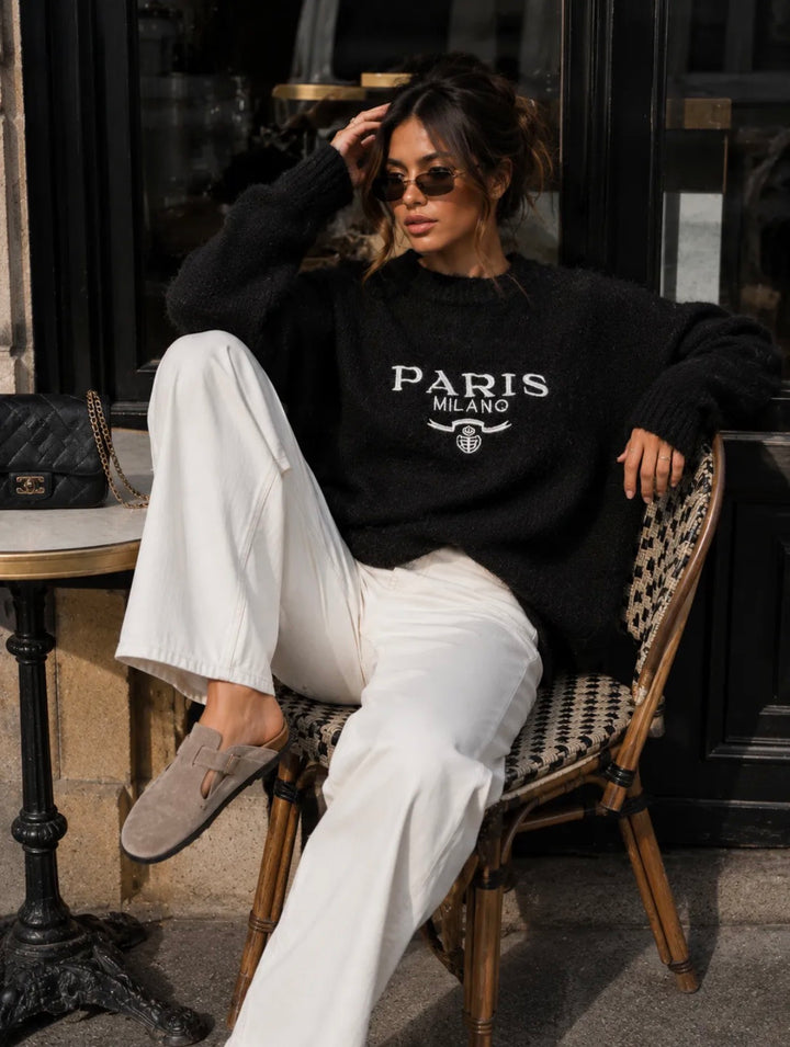 PARIS - Knit Jumper - Black