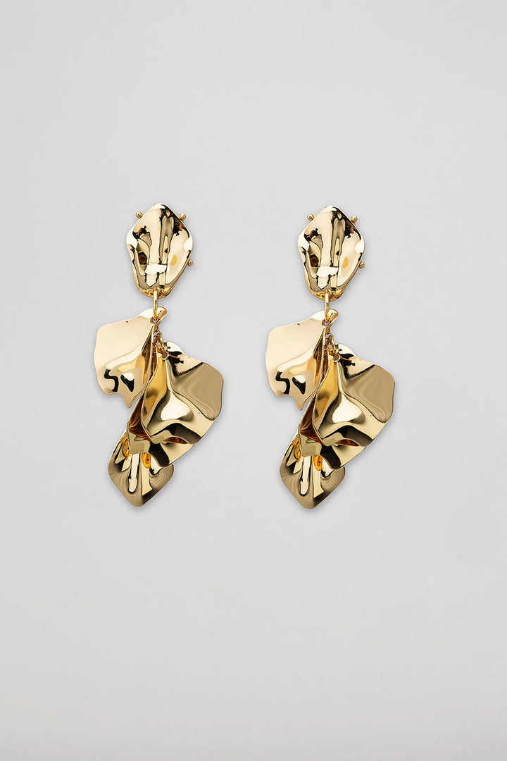 BOW 19 - Leaf earring - Guld