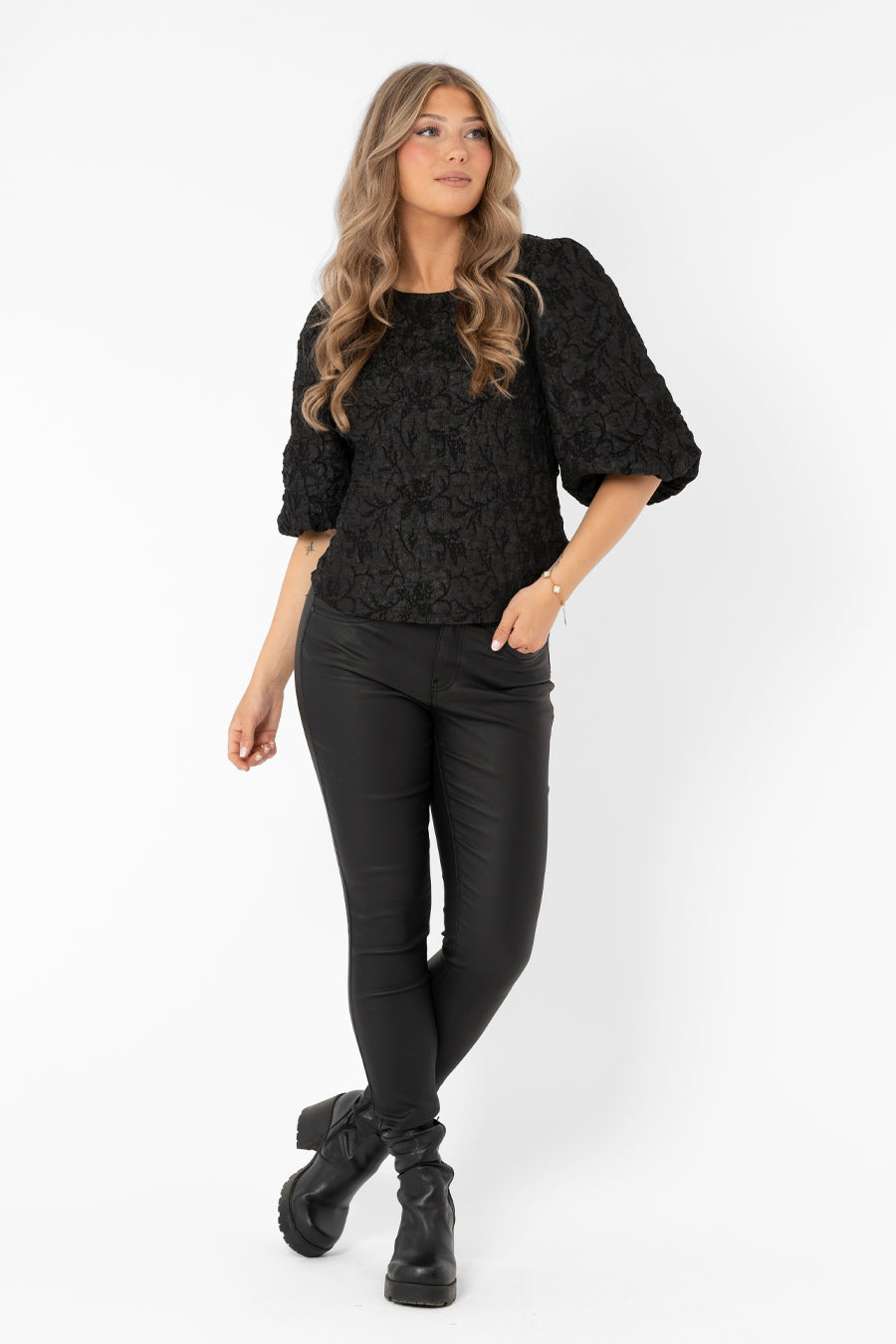 BELORA - Blouse - Black
