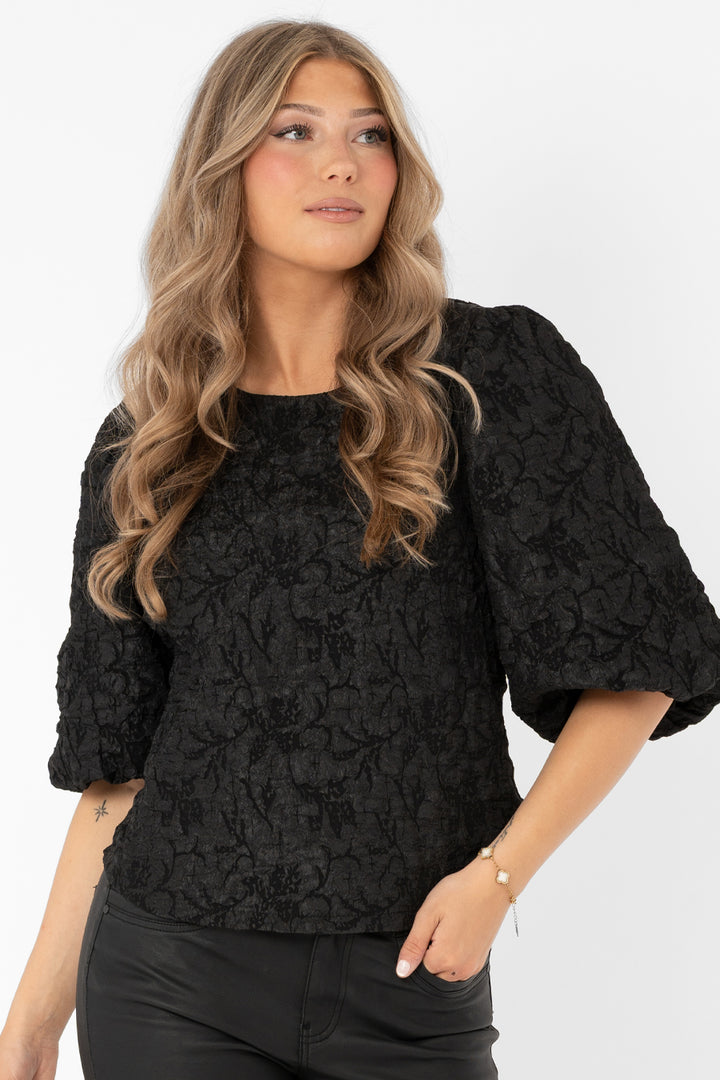 BELORA - Blouse - Black