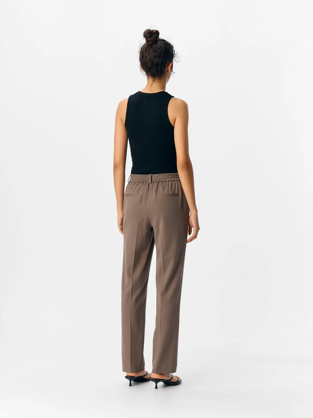 LISA - Straight Suit Pants - Morel