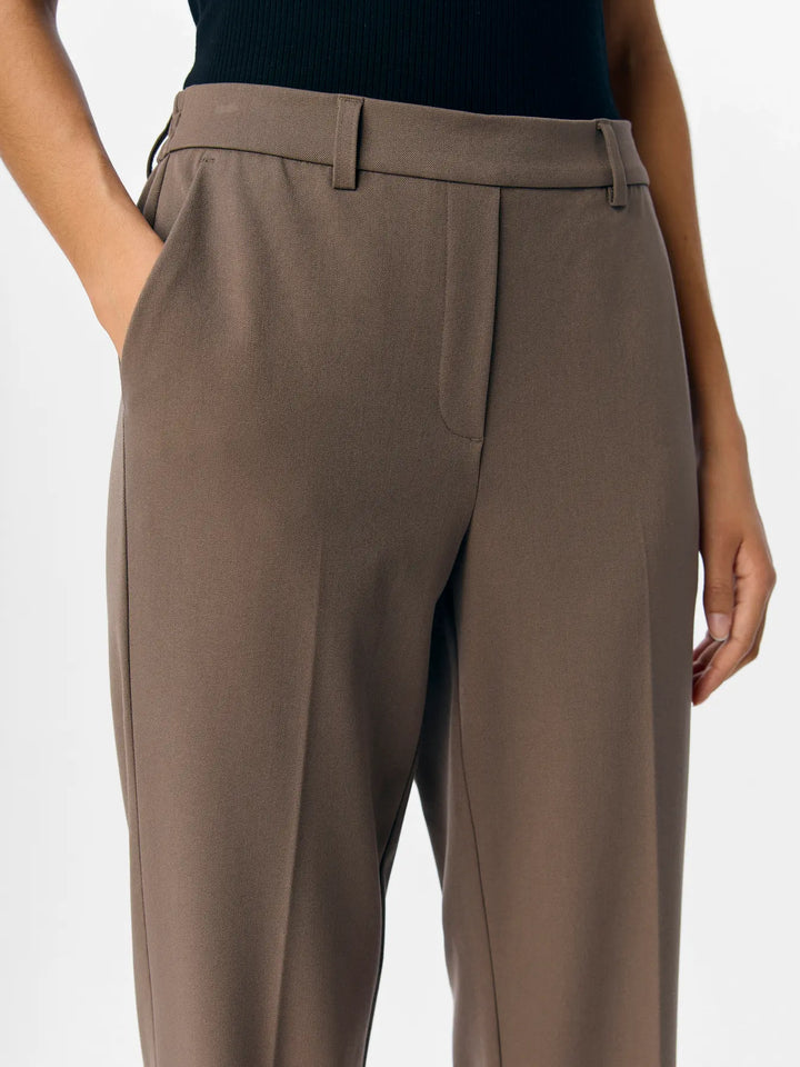 LISA - Straight Suit Pants - Morel