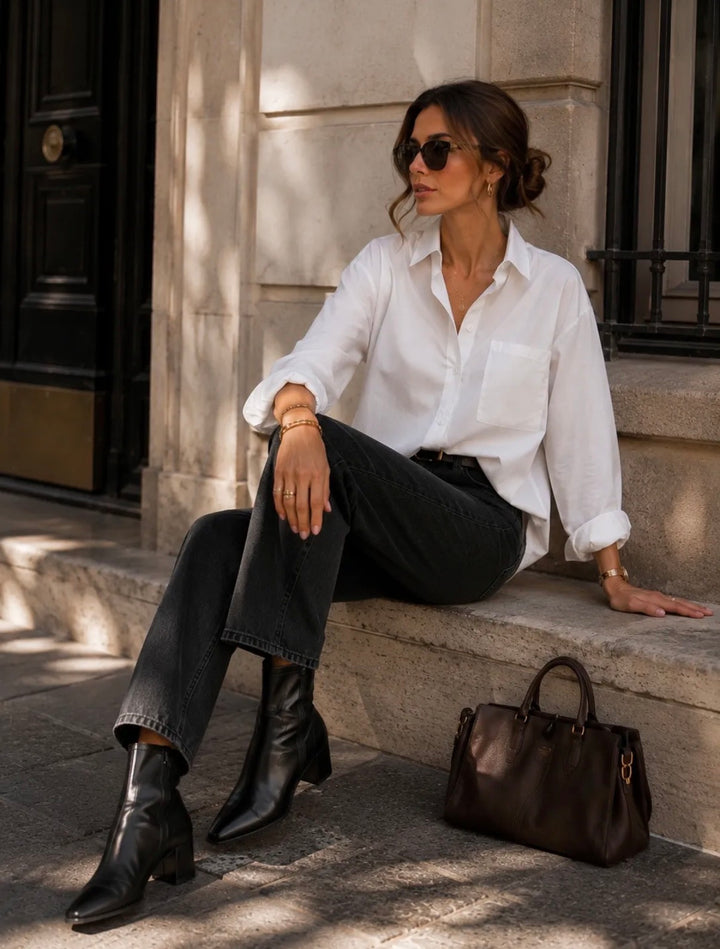 ESTRID - Oversized Shirt - White
