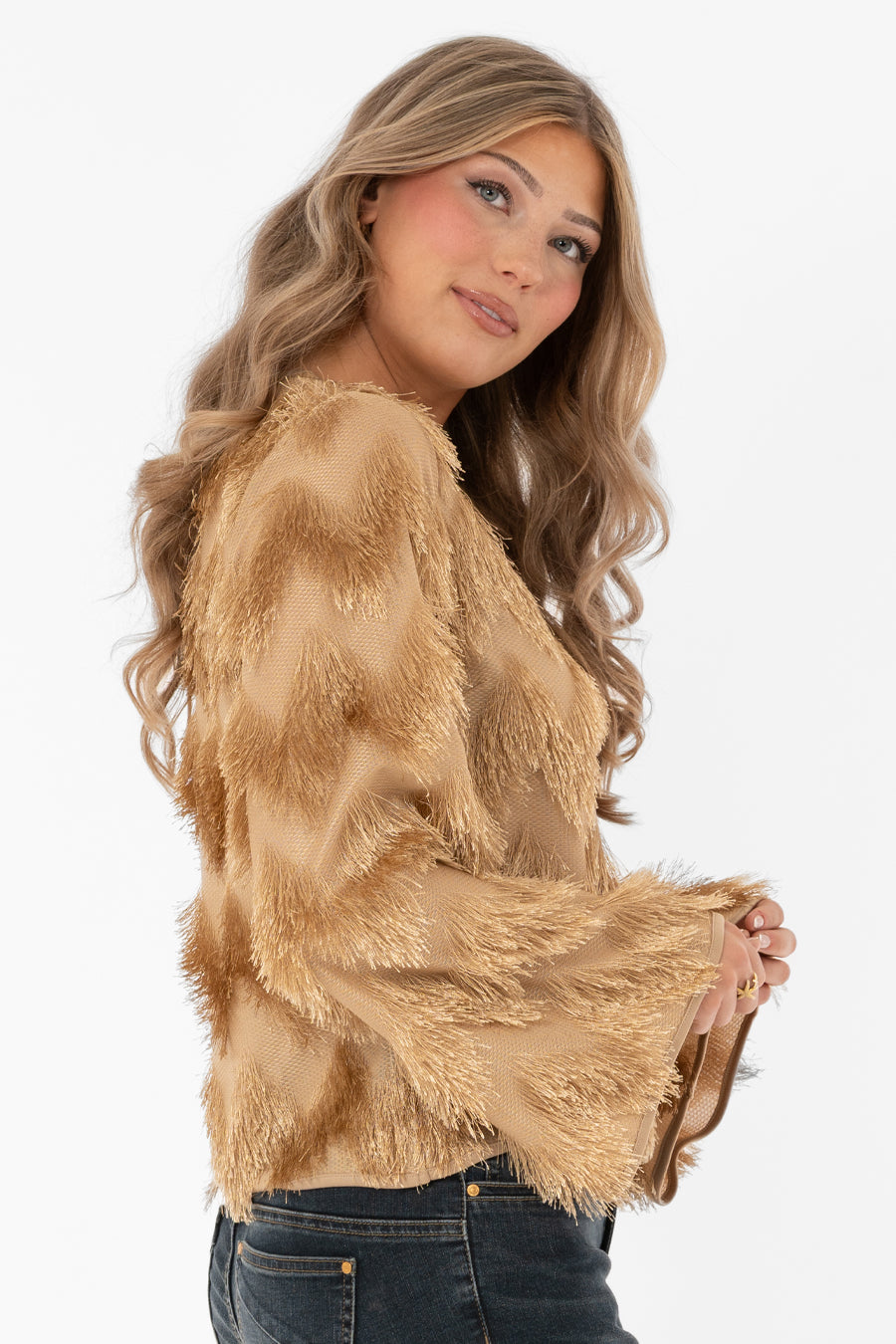 DESIREE - Sweater - Amber gold