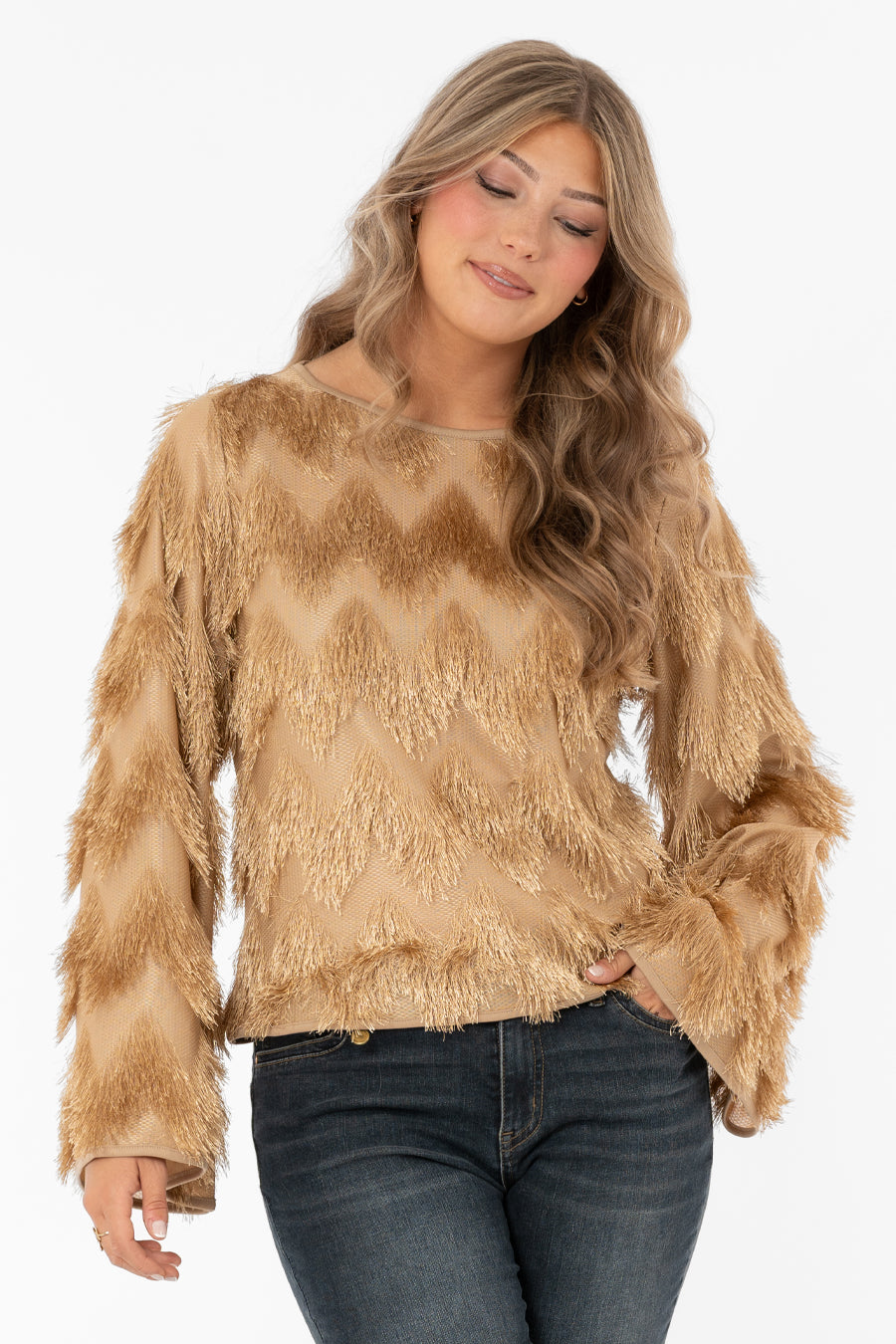 DESIREE - Sweater - Amber gold