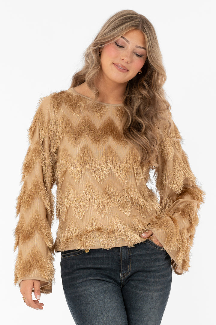 DESIREE - Sweater - Amber gold