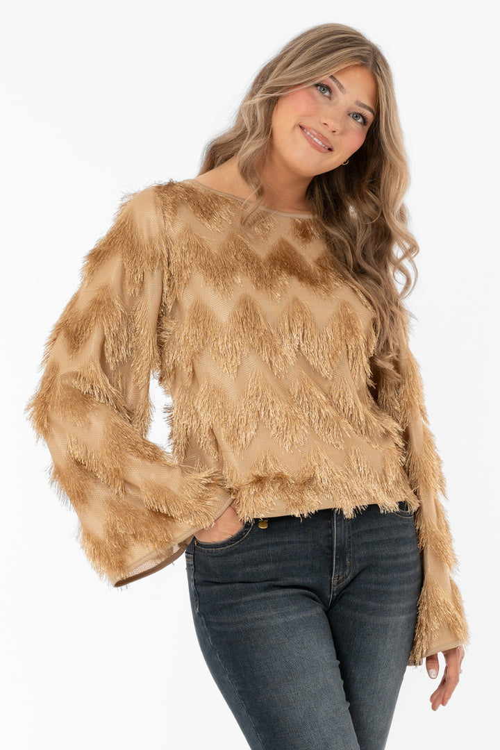 DESIREE - Sweater - Amber gold