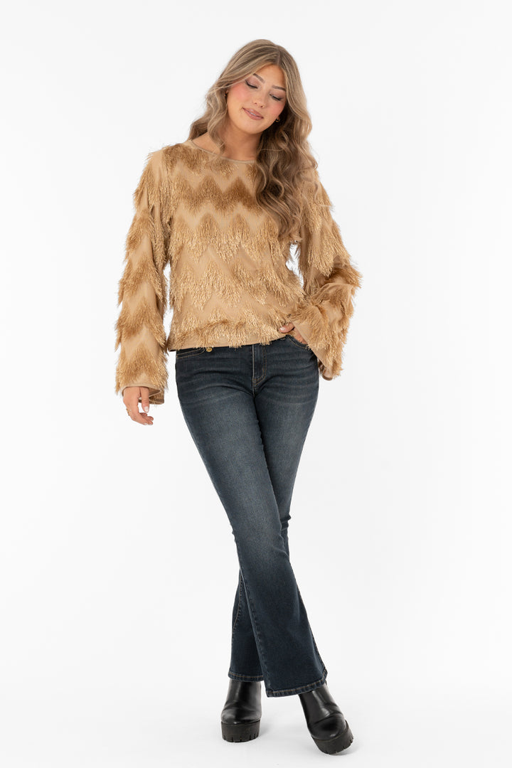 DESIREE - Sweater - Amber gold