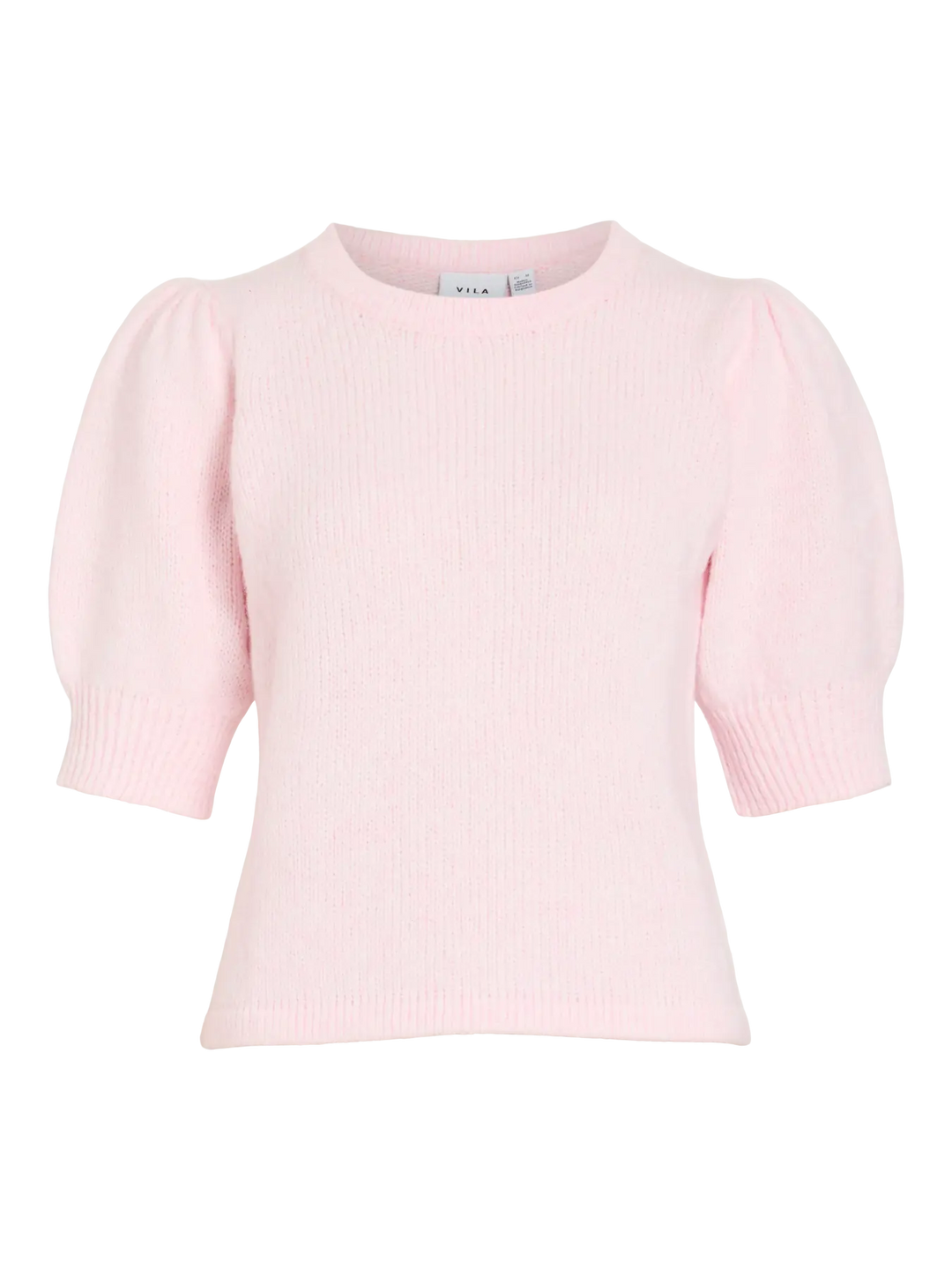 BIBBI - Short Knit Tee - Pink Melange