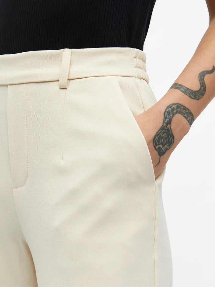 OBJECT - Lisa Wide Pants - Sandshell