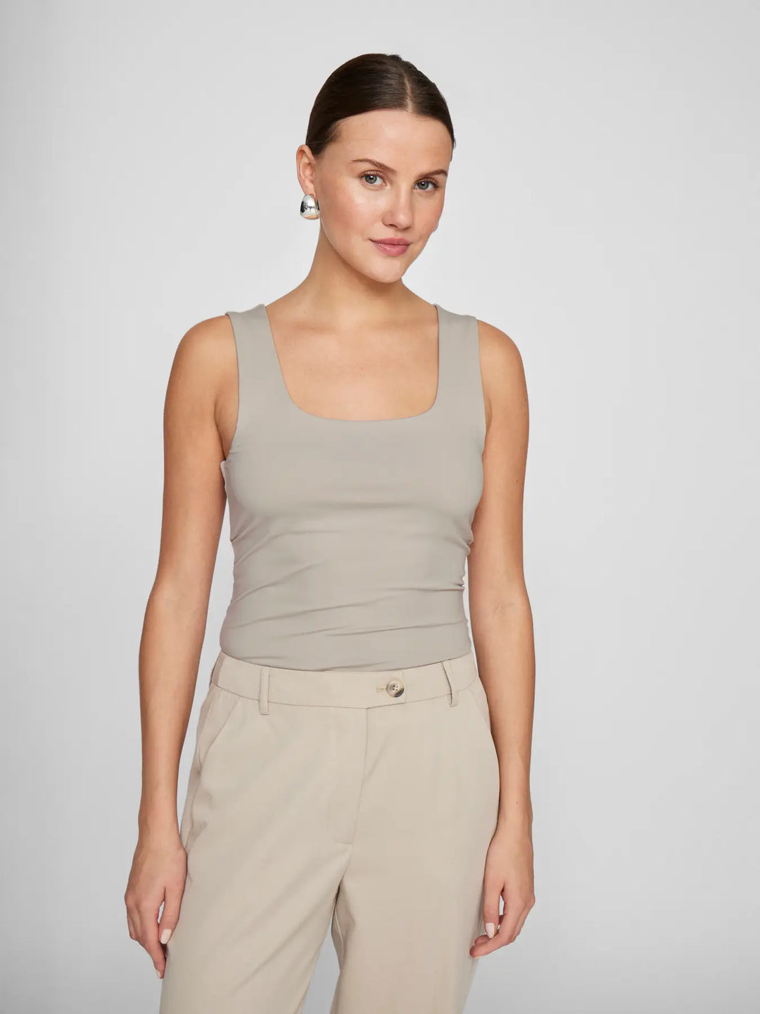 KENZA - Tank Top - Silver Grey