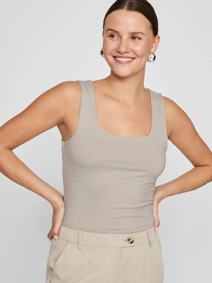 KENZA - Tank Top - Beige