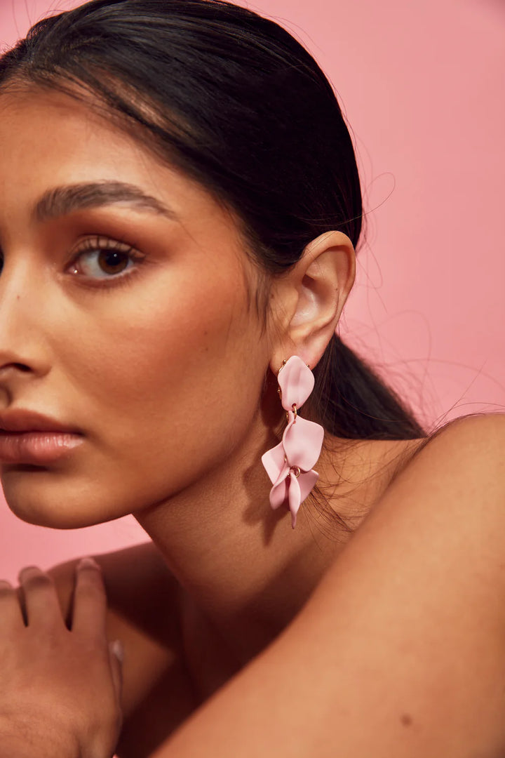 BOW 19 - Leaf earring - Bubbelgum