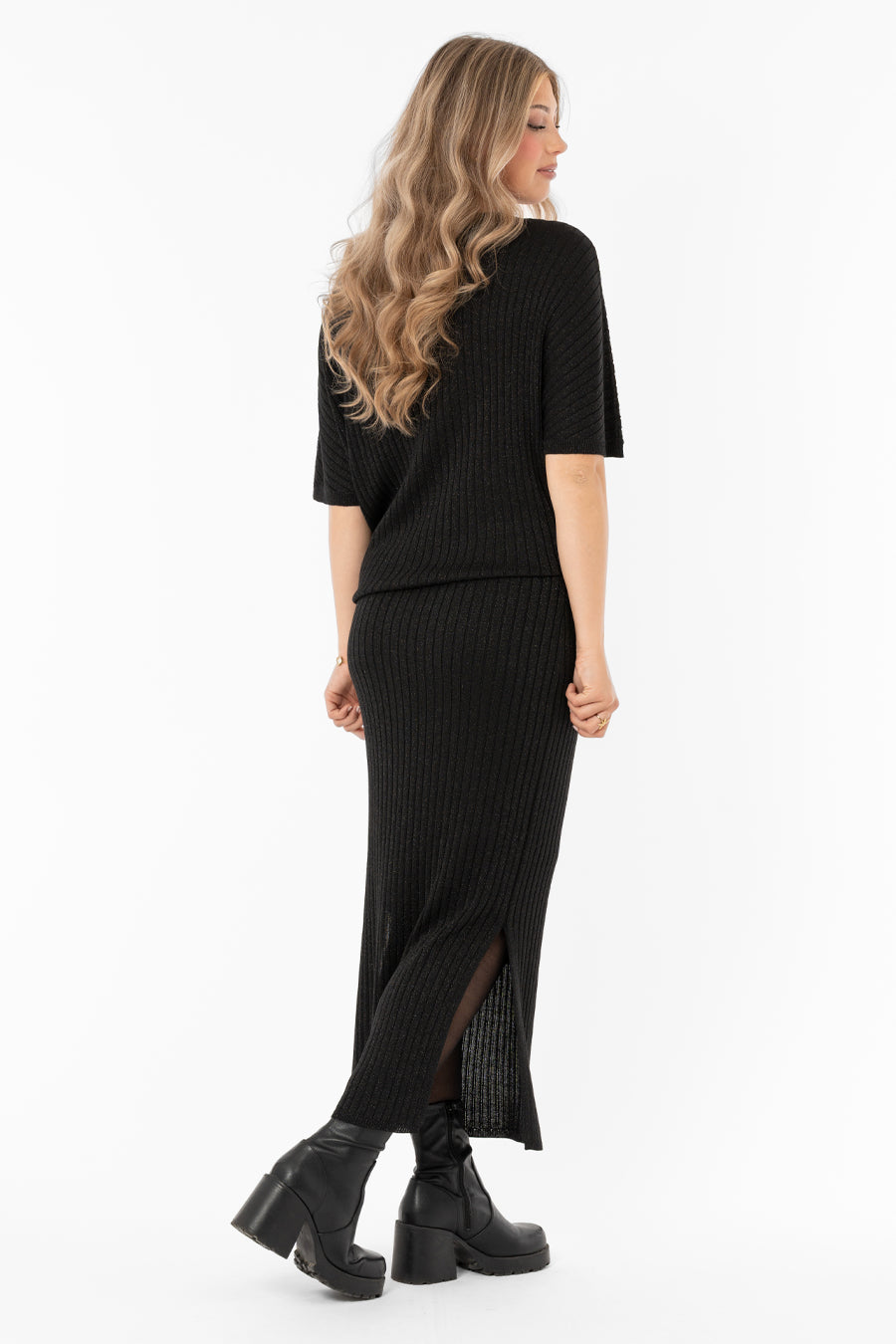 FRANCES - Knit Skirt - Black
