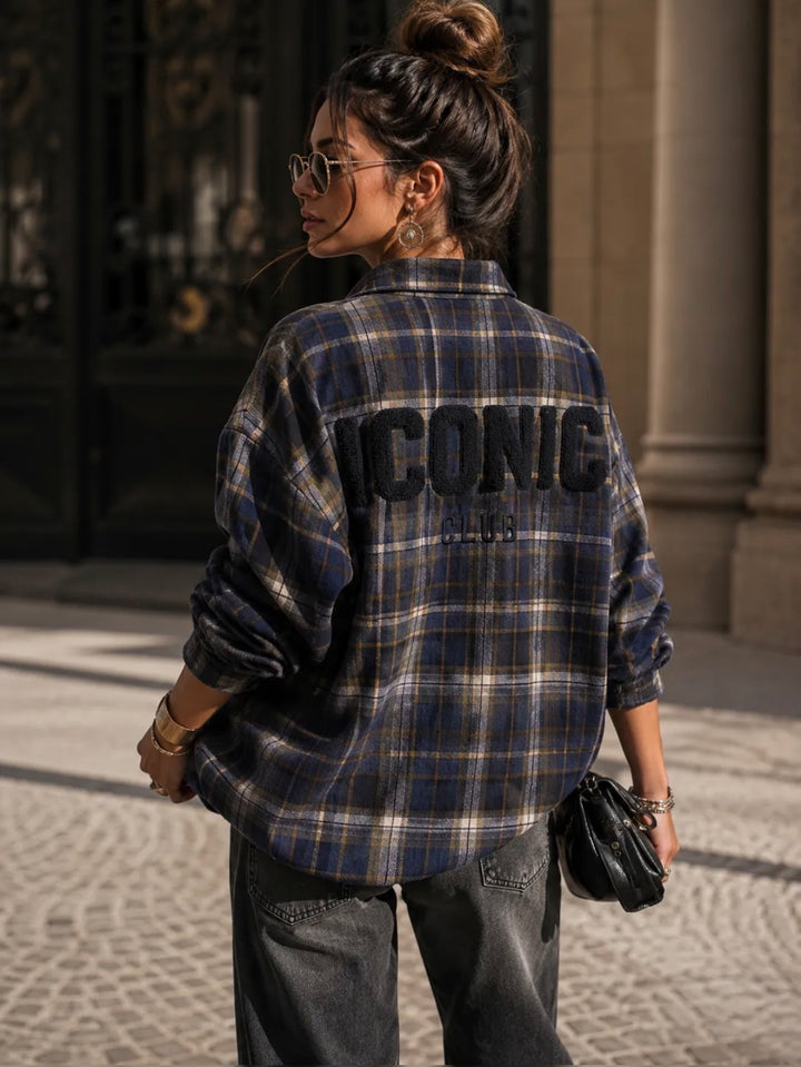ICONIC CLUB - Flanell Shirt - Dark Navy
