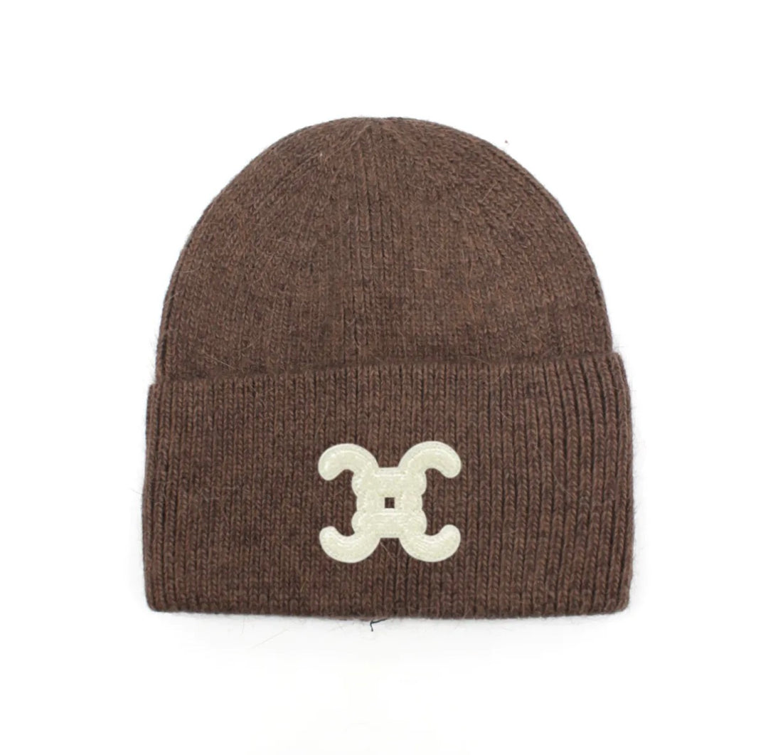 NELLY - Beanie Rib - Brown