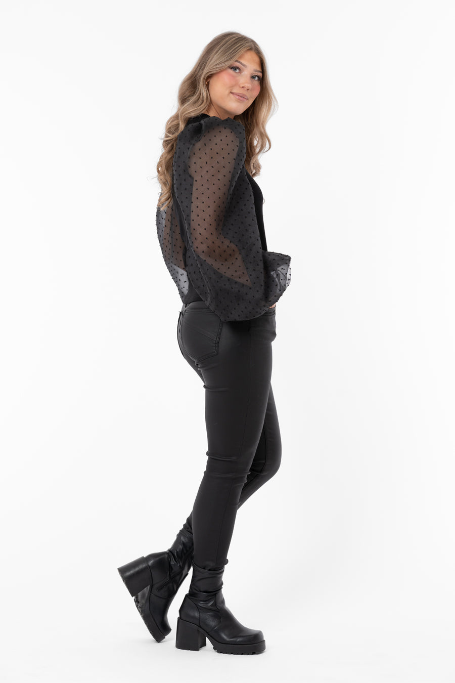 GENOVA - Top - Black
