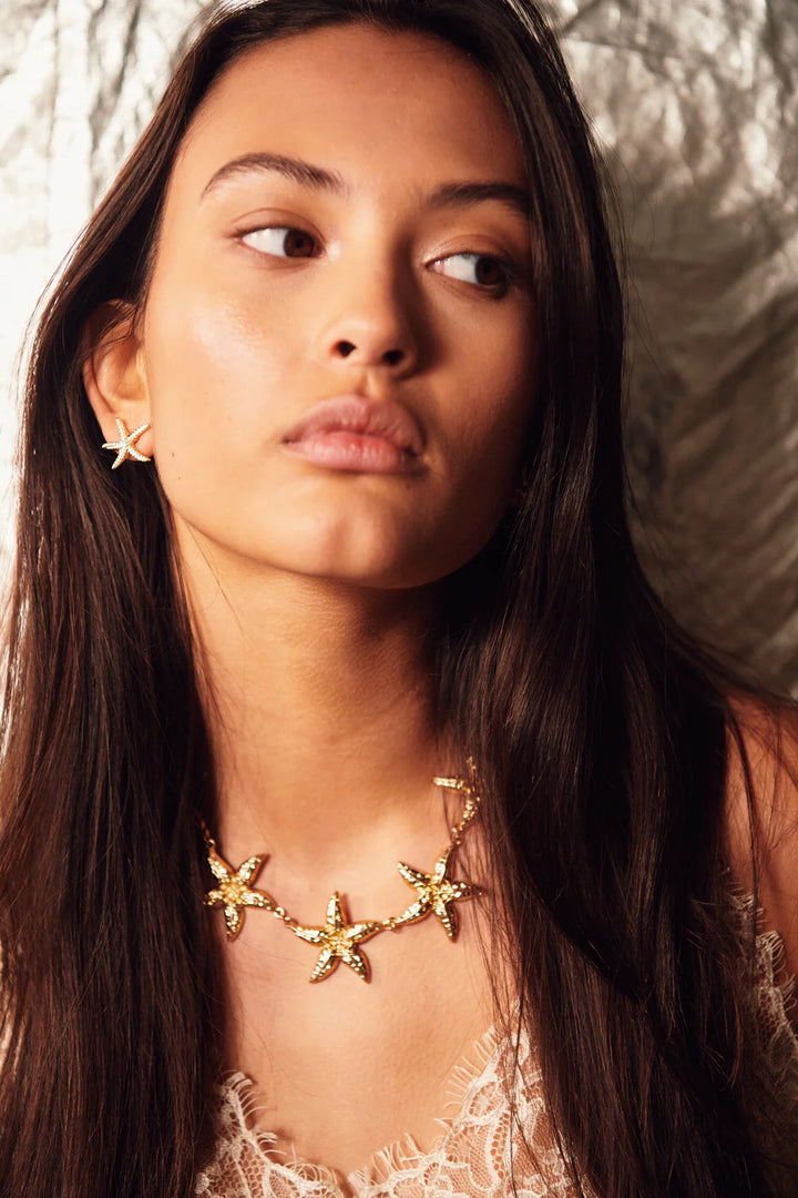 BOW 19 - Starfish Necklace - Guld
