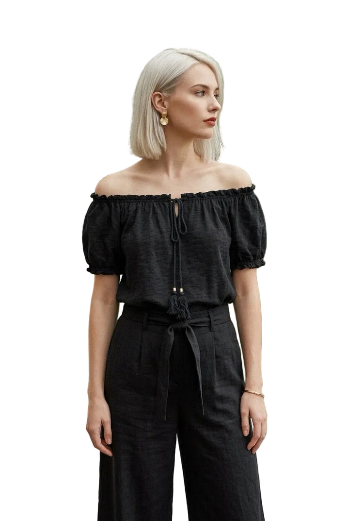 SELECTED BY KABARE - Haley - Singoalla blouse - Black