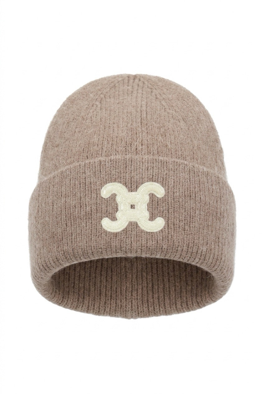 NELLY - Beanie Rib - Taupe