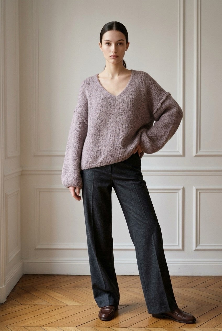 Molly - Oversized Jumper  - Mullvad