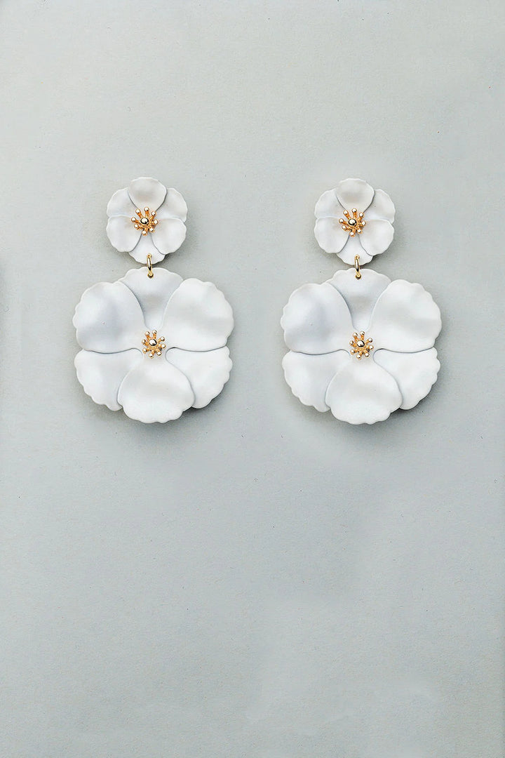 BOW 19 - Twin Flower - Pearl White