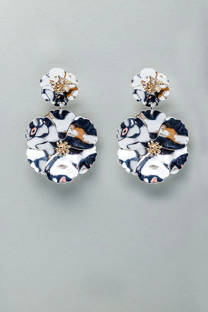 BOW 19 - Twin Flower - Silver