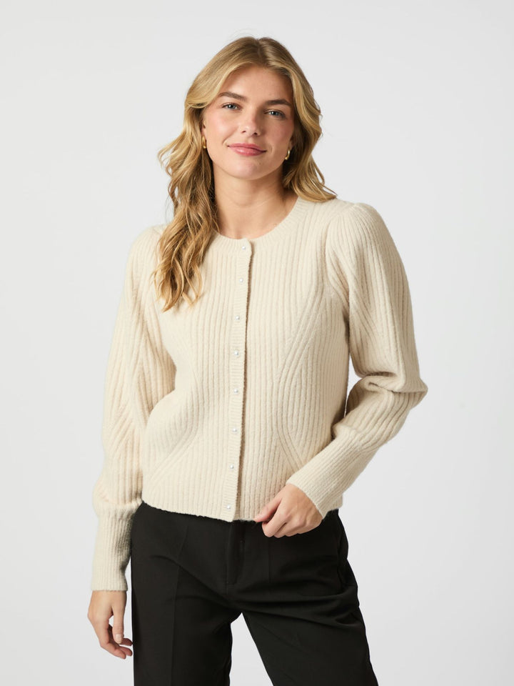 Neo Noir - Puli Knit Cardigan - Ivory