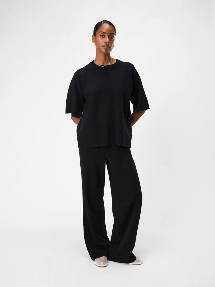 REYNARD - 2/4 Knit Pullover - Black