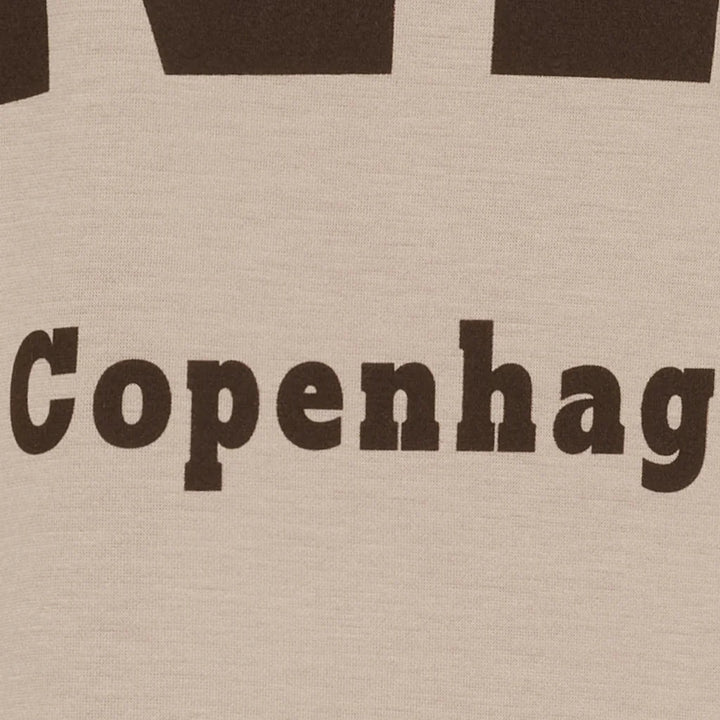 MARTA - Hibiscus Sweatshirt - Beige/Brun