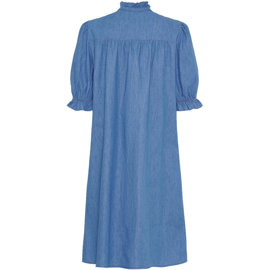 MELISSA - Soft Denim Dress - Light Blue
