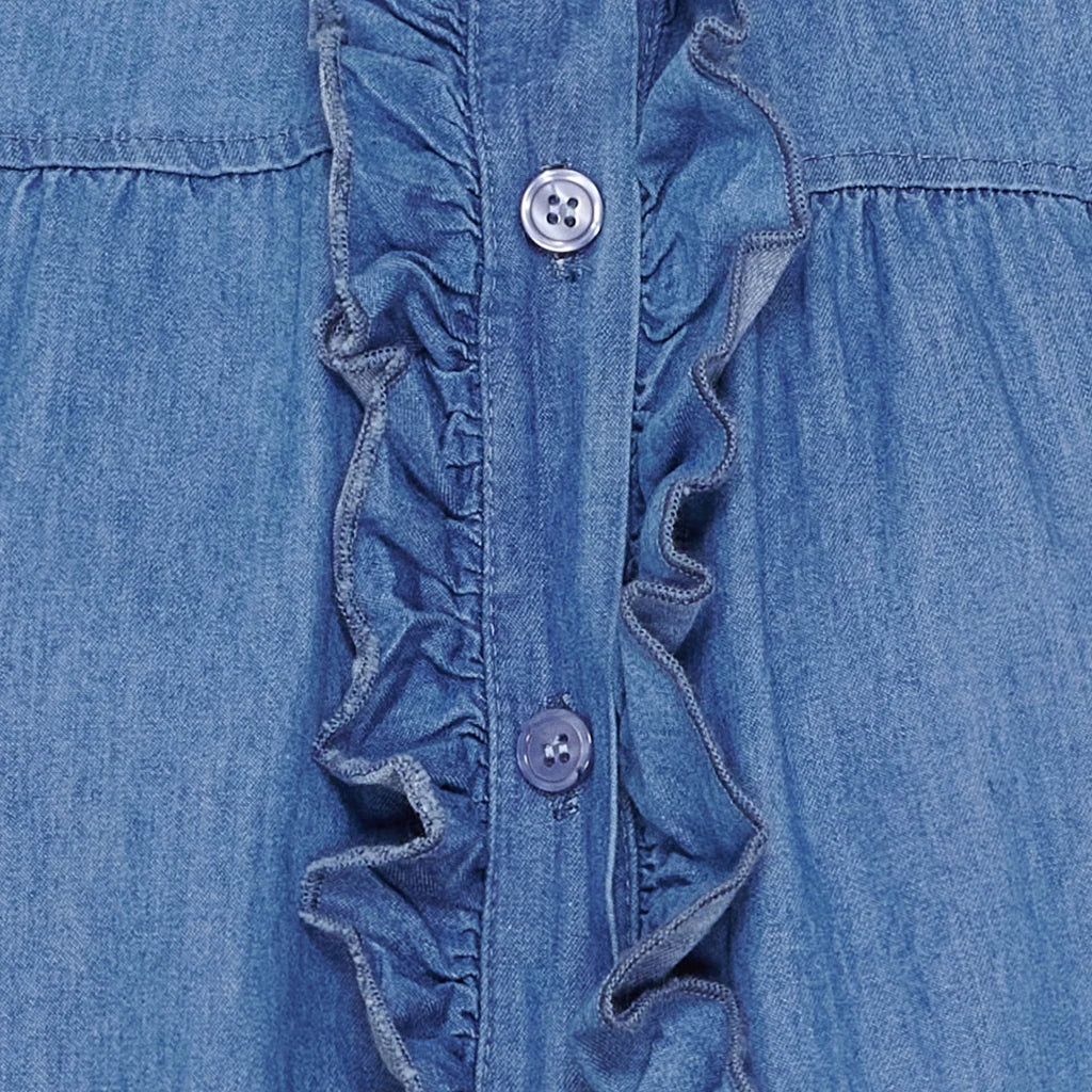 MELISSA - Soft Denim Dress - Light Blue