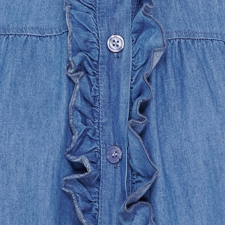 MELISSA - Soft Denim Dress - Light Blue