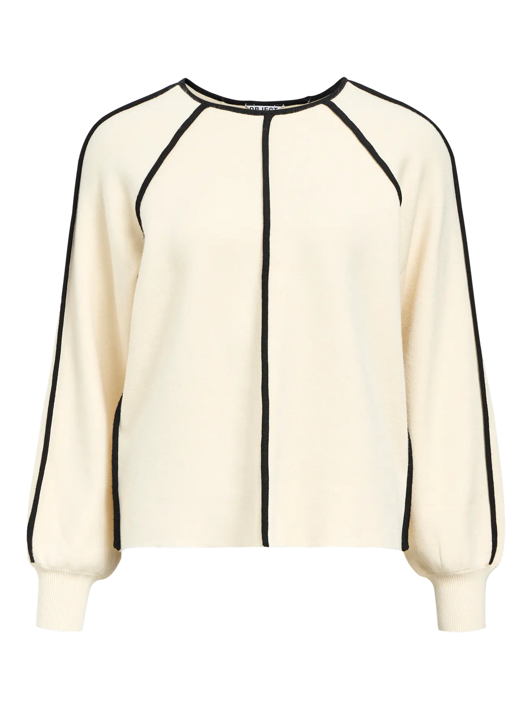 REYNARD - Contrast Pullover - Sandshell/Black