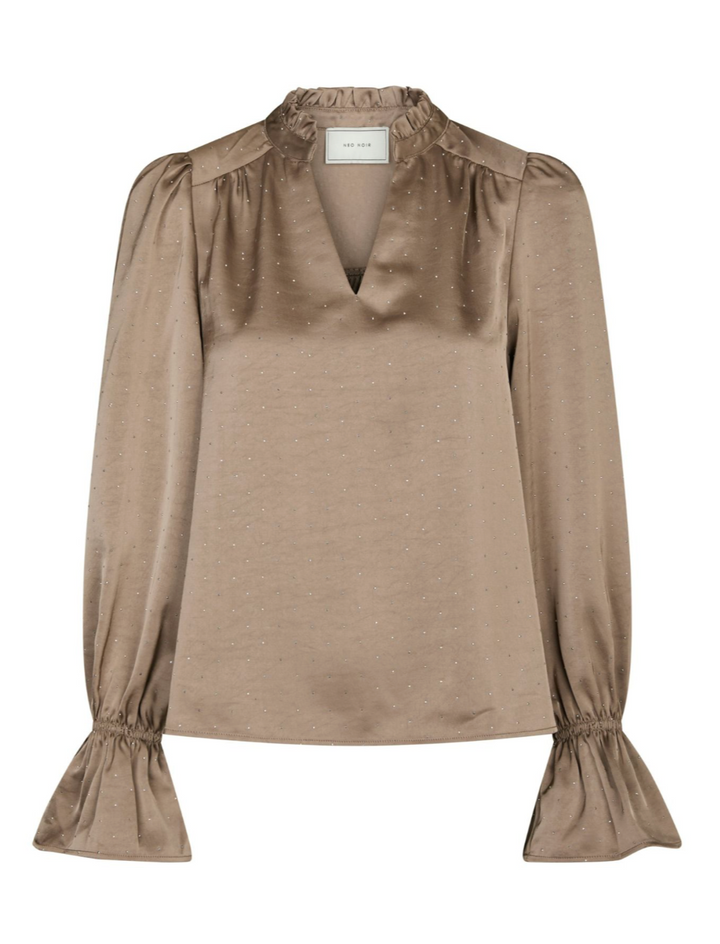 Neo Noir - Amara Heavy Sateen Bedas Blouse